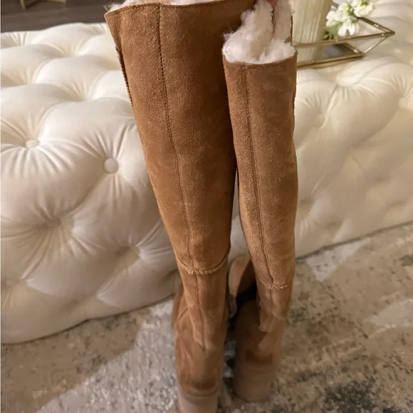 UGG New Heights Platform Xtra Chestnut Boot - Picture 3 of 6